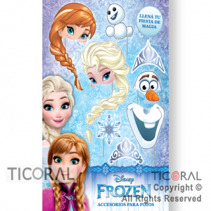 PHOTO PROPS FROZEN X 8